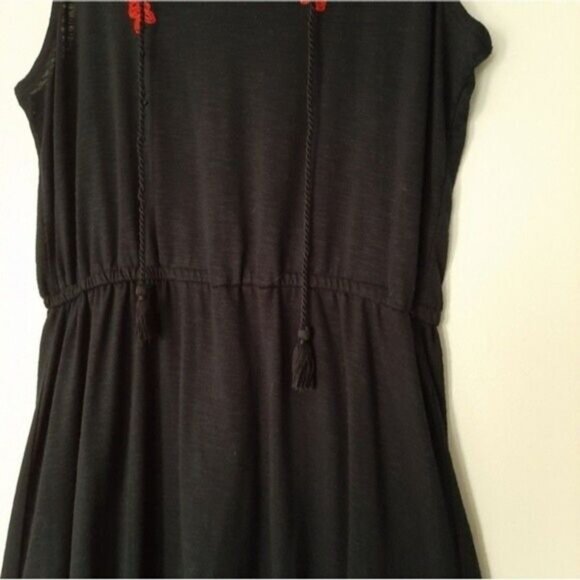 JOE FRESH Fit & Flare Mini Dress Red Flower Embroidery Sz S Flawed - Picture 5 of 11